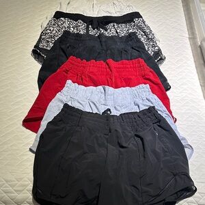 lululemon athletica Women's Athletic Shorts - Black, Red, Gray